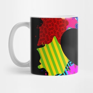 Psychedelic Heart Splatter Mug